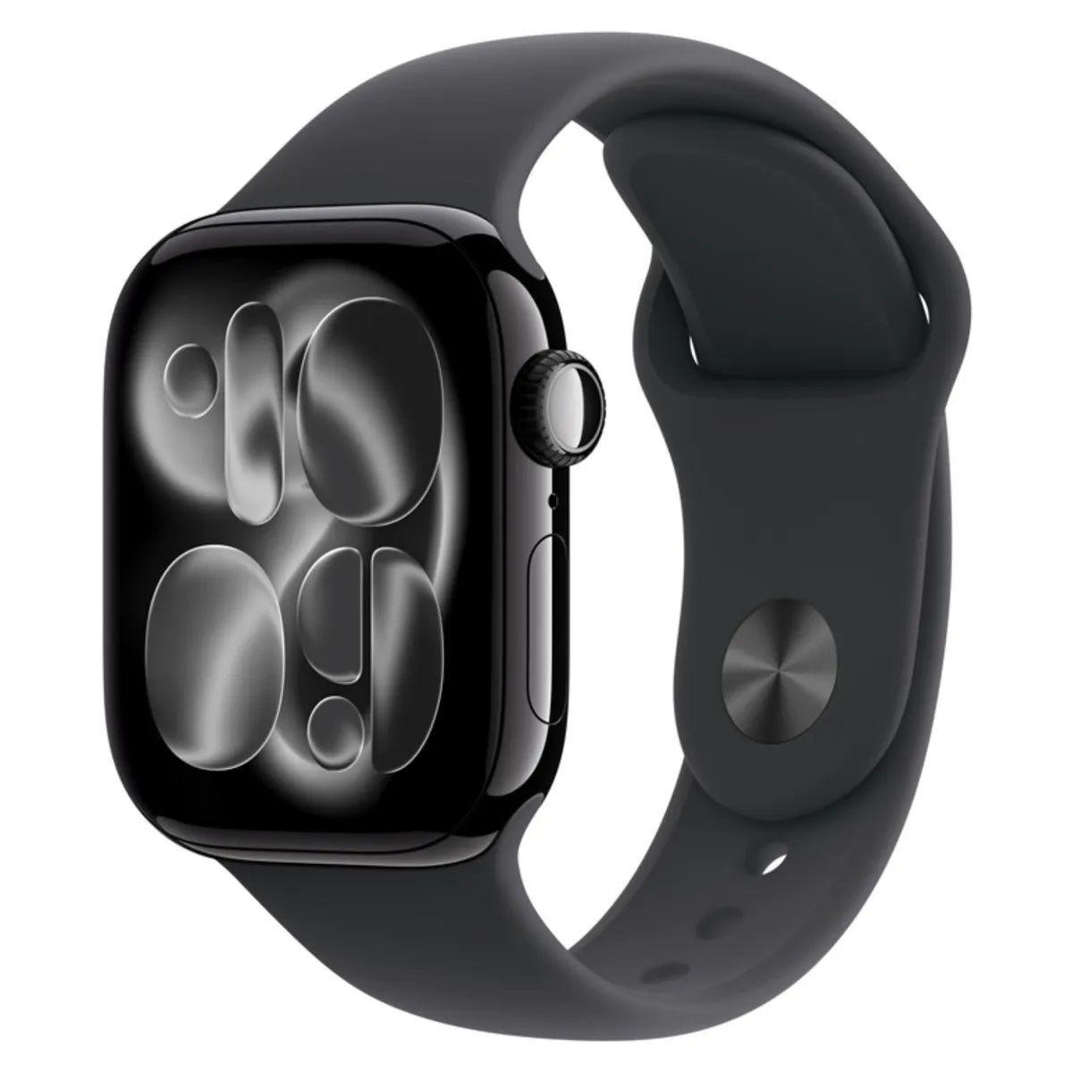 Apple Watch Series 11 GPS 42mm Aluminio Sport Band M L Negro-0
