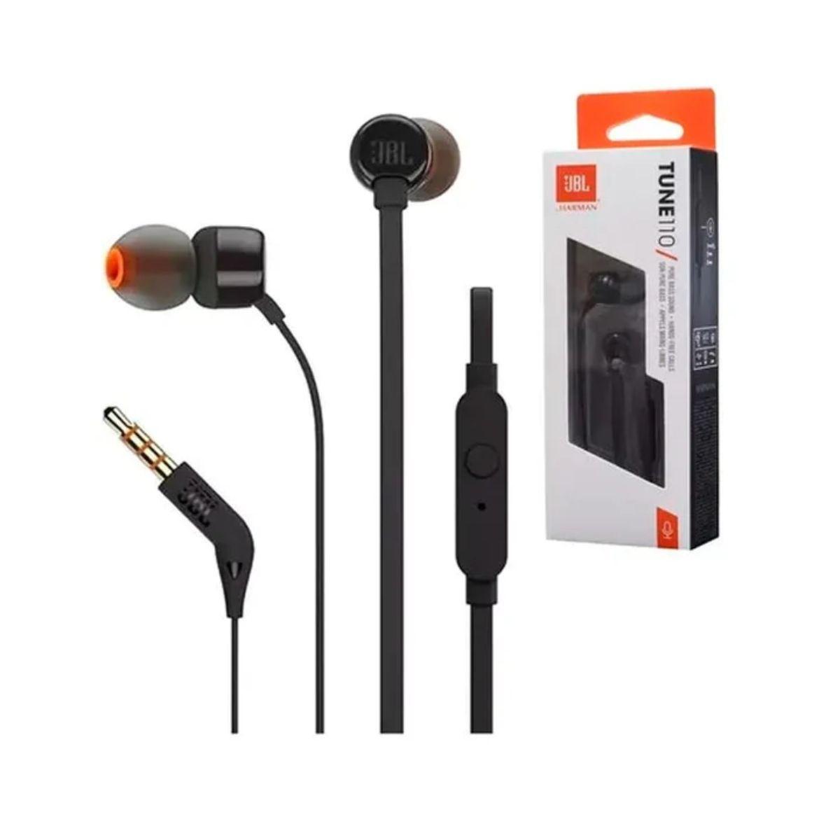 JBL Tune 110 Audífonos In - Ear Jack 3.5mm - Negro-2