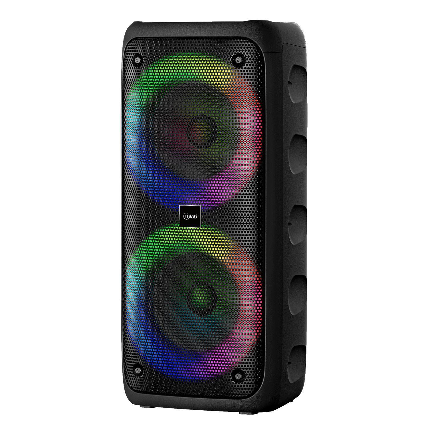 Parlante Portatil Microlab Flaming Funky 20W RMS Bluetooth TWS Radio FM-1