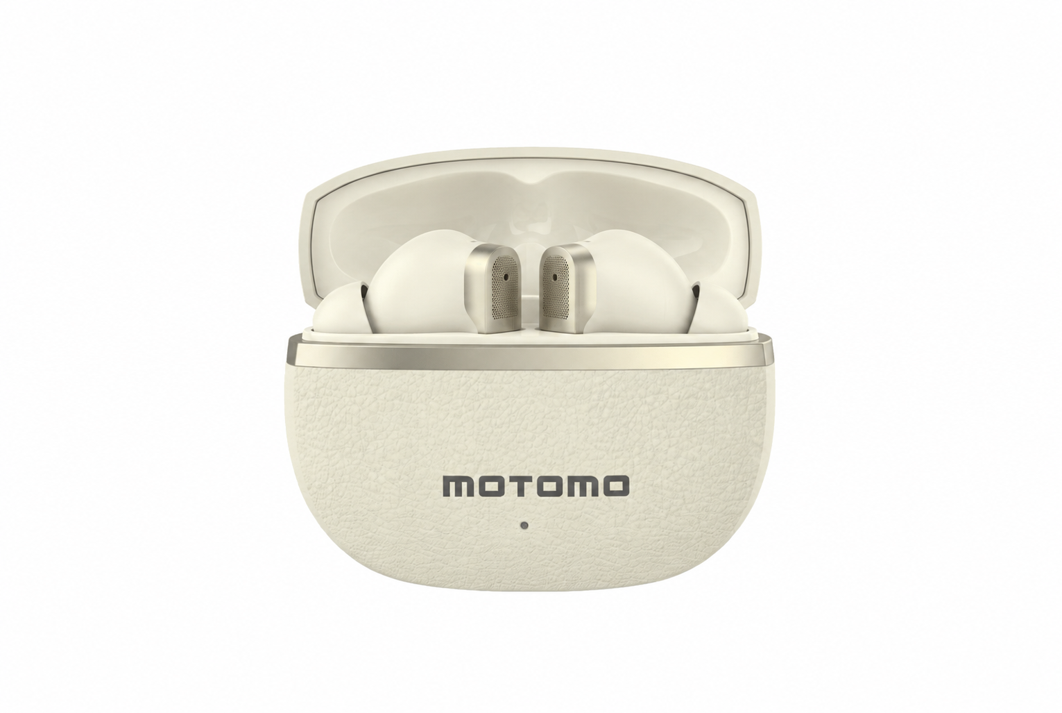 AUDIFONOS IN EAR MOTOMO MO L225 BLUETOOTH ANC ENC TWS CON MICROFONO CREMA-1