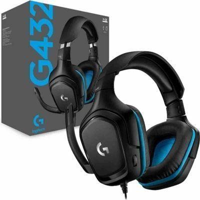 Logitech G432 Audifonos Gamer Para Pc Ps4 - Azul-1