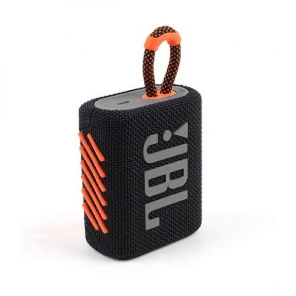 Jbl Go 3 Parlante Bluetooth - Negro con naranjo-1