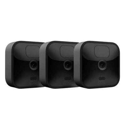 Blink Kit De 3 Cámaras De Seguridad Exteriores Full Hd Negro -0