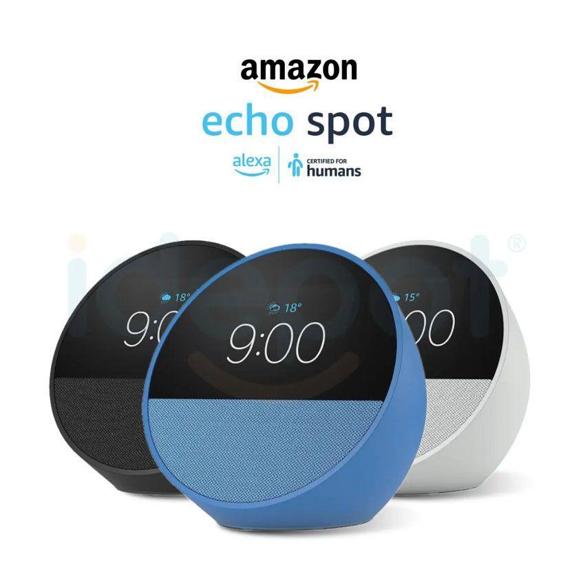 Amazon Echo Spot 2024 Asistente de voz con Alexa Negro-2