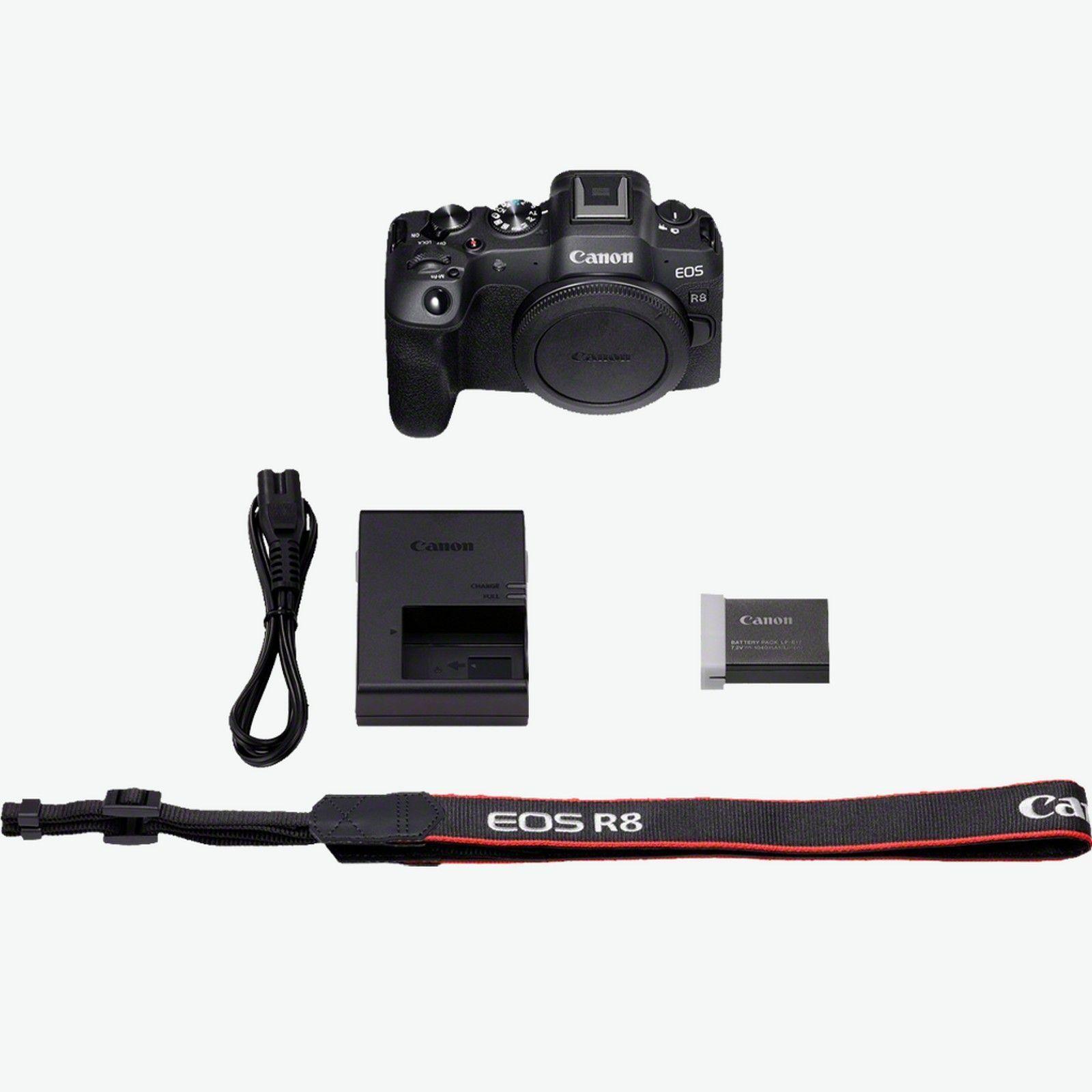 Camara Mirrorless Canon EOS R8 24,2 MP Full Frame 4K 60p Solo Cuerpo Negro-4