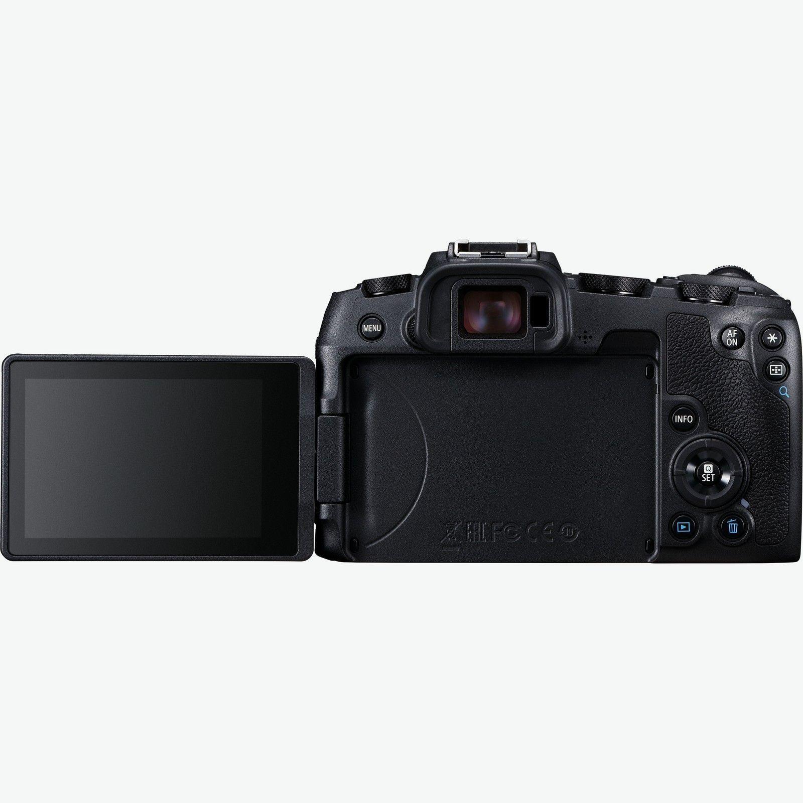 CAMARA MIRRORLESS CANON EOS RP 26,2 MP FULL FRAME LENTE RF 24-105 MM NEGRA-3