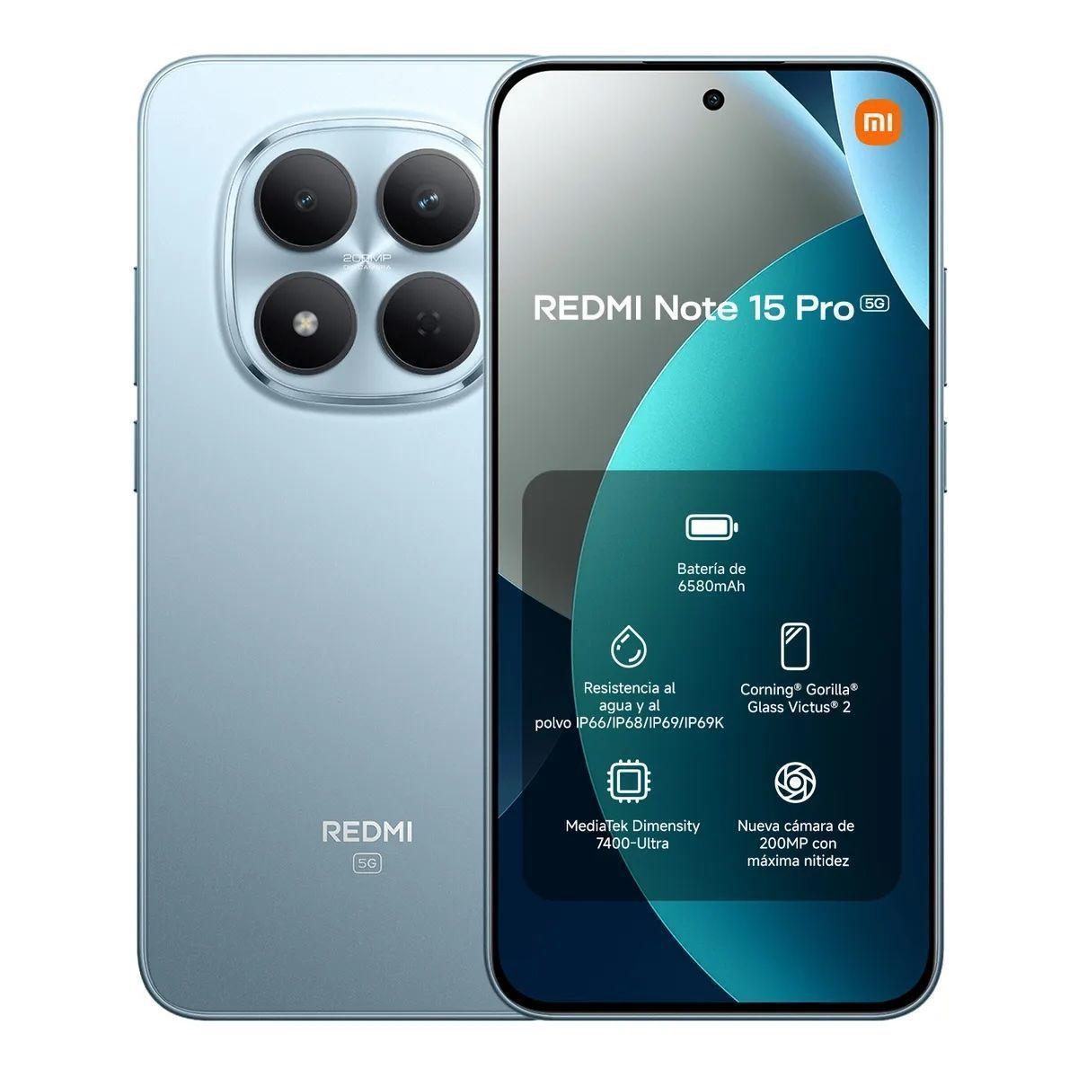 XIAOMI REDMI NOTE 15 PRO 512GB 12GB RAM 5G AZUL Xiaomi | Paris.cl