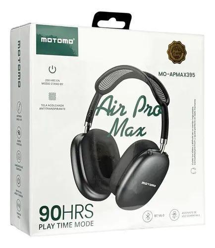 AUDIFONOS INALAMBRICOS BLUETOOTH MOTOMO AIR PRO MAX CON MICROFONO 90 HORAS USB C-2
