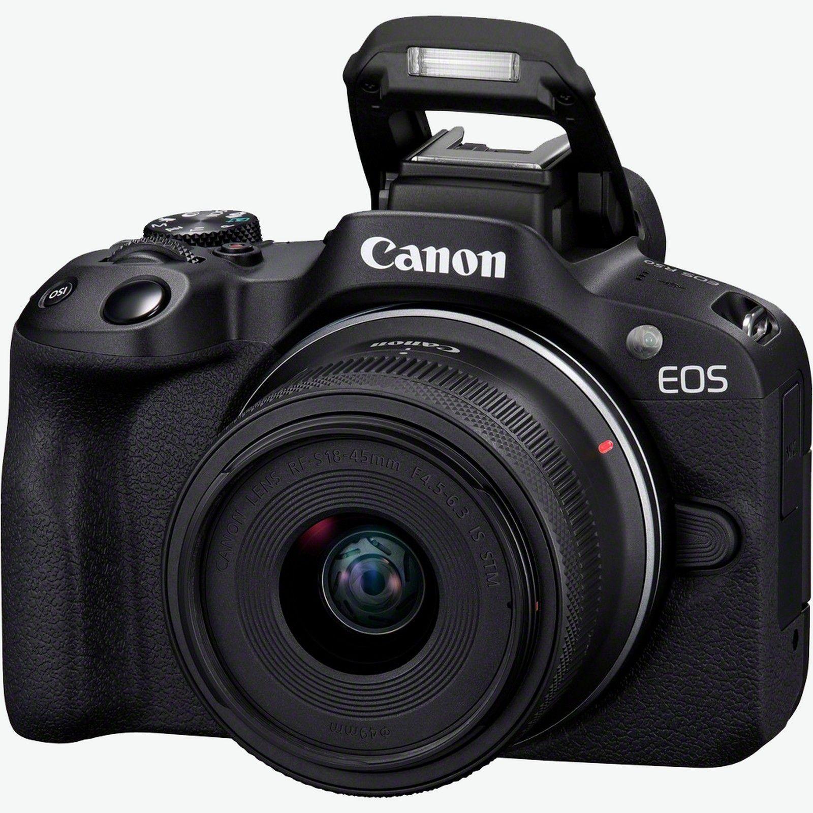 Camara Mirrorless Canon EOS R50 24,2 MP Lente RF-S 18-45 mm Negro-2