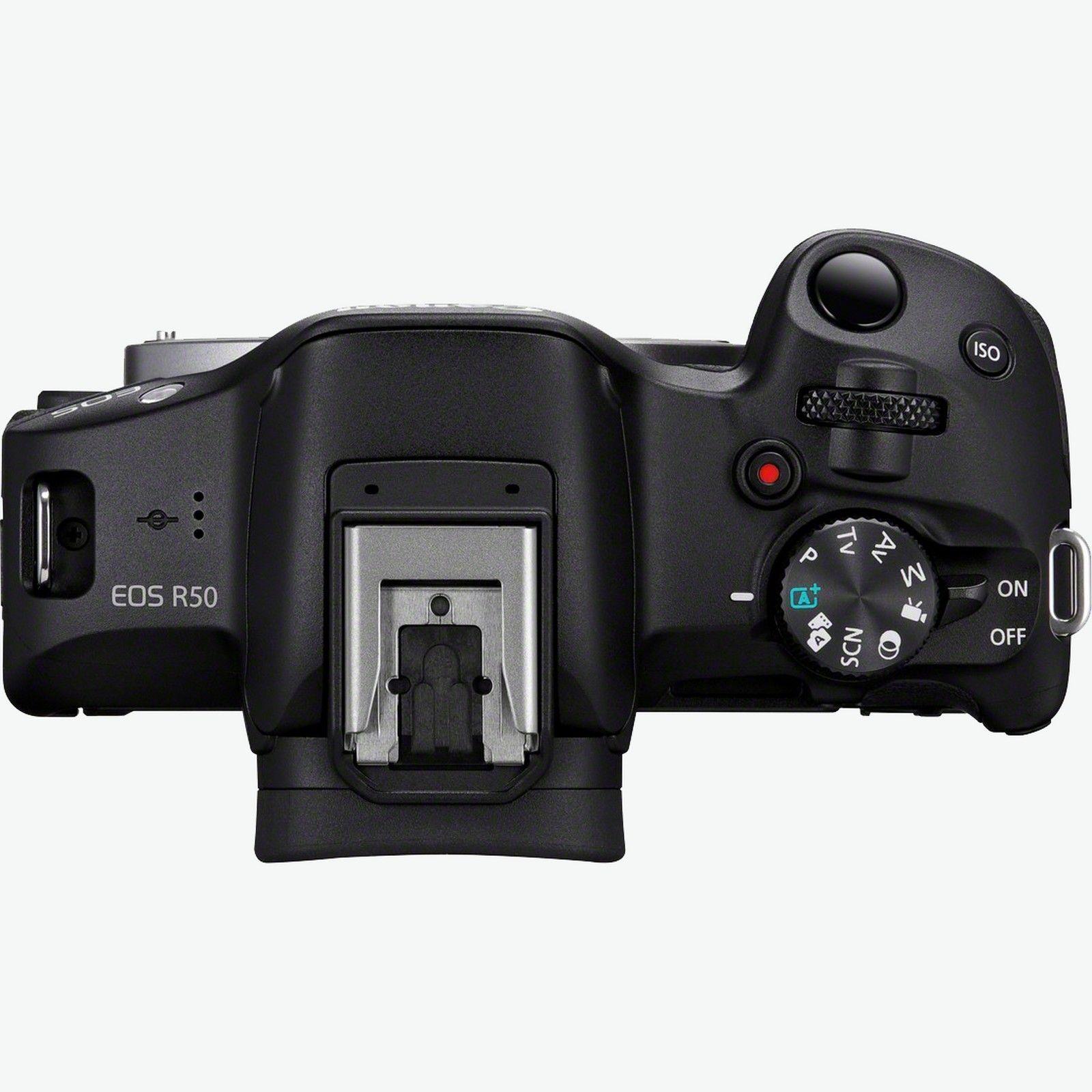 Camara Mirrorless Canon EOS R50 24,2 MP Lente RF-S 18-45 mm Negro-3