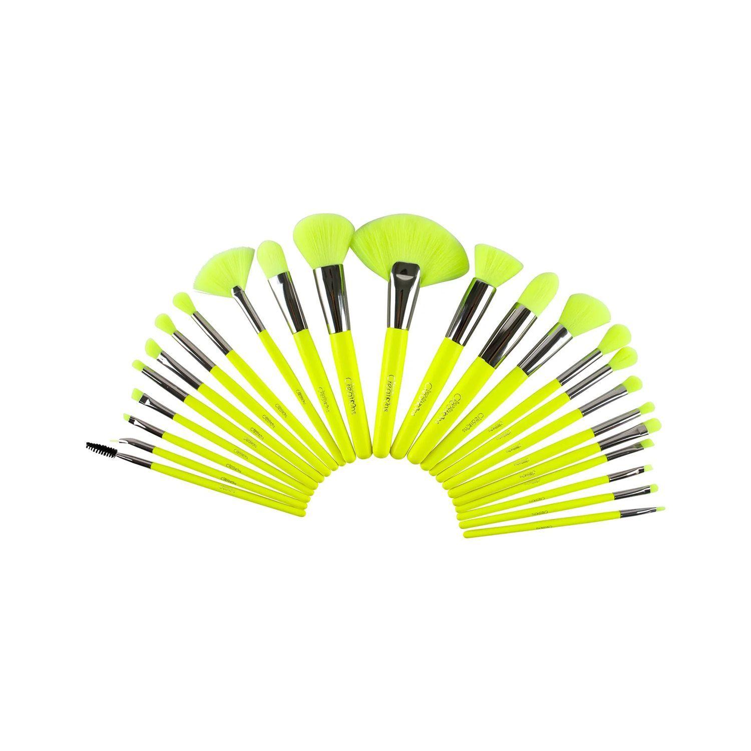 Set de brochas THE NEON YELLOW 24 Piezas - Beauty Creations-2
