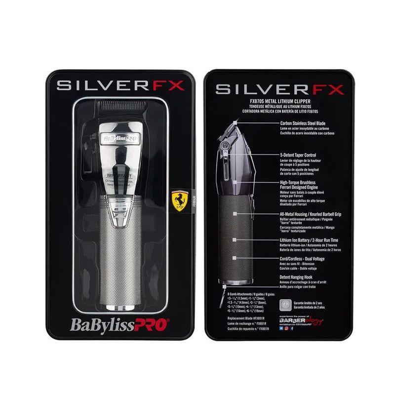 Cortadora Babyliss Pro Fx Silver-2
