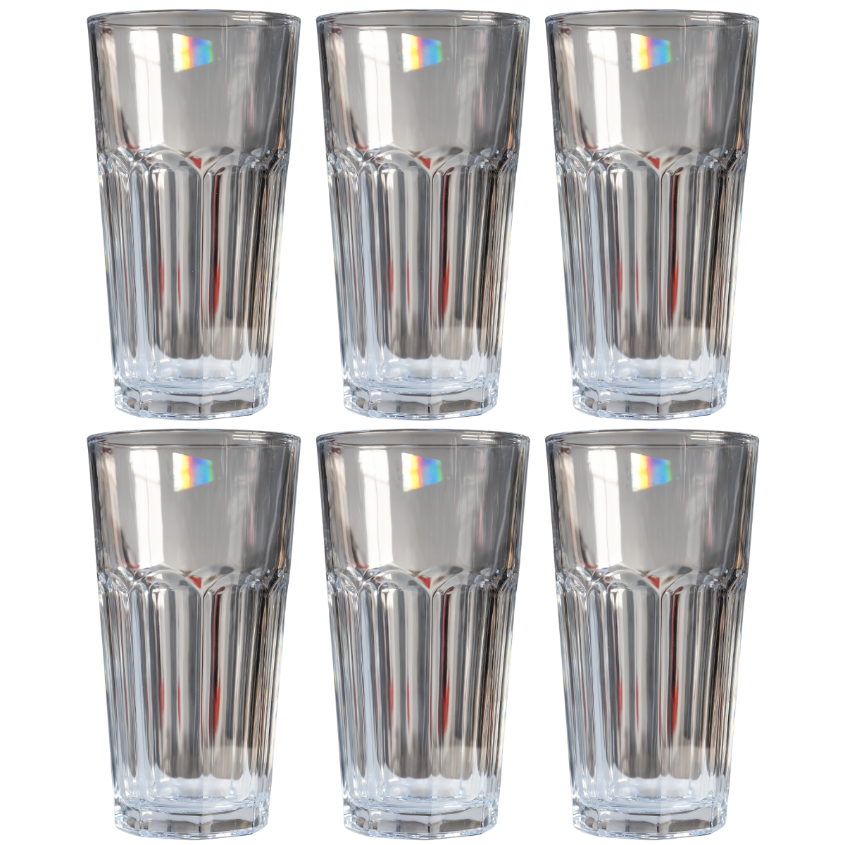 Pack X6 Vasos De Vidrio Grandes 651ml Mote Con Huesillo-0