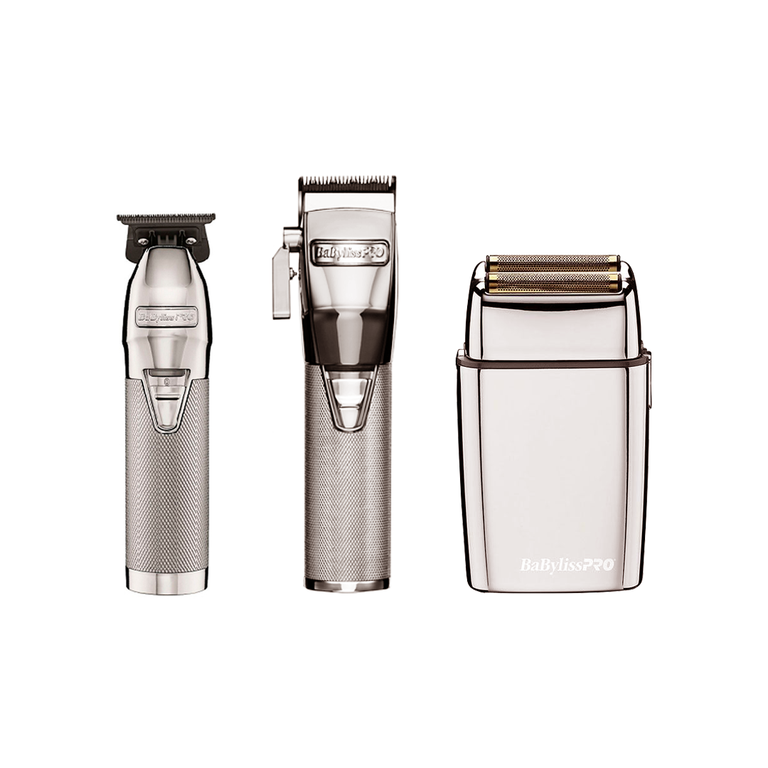 Trío Barber BabylissPRO - Silver-0