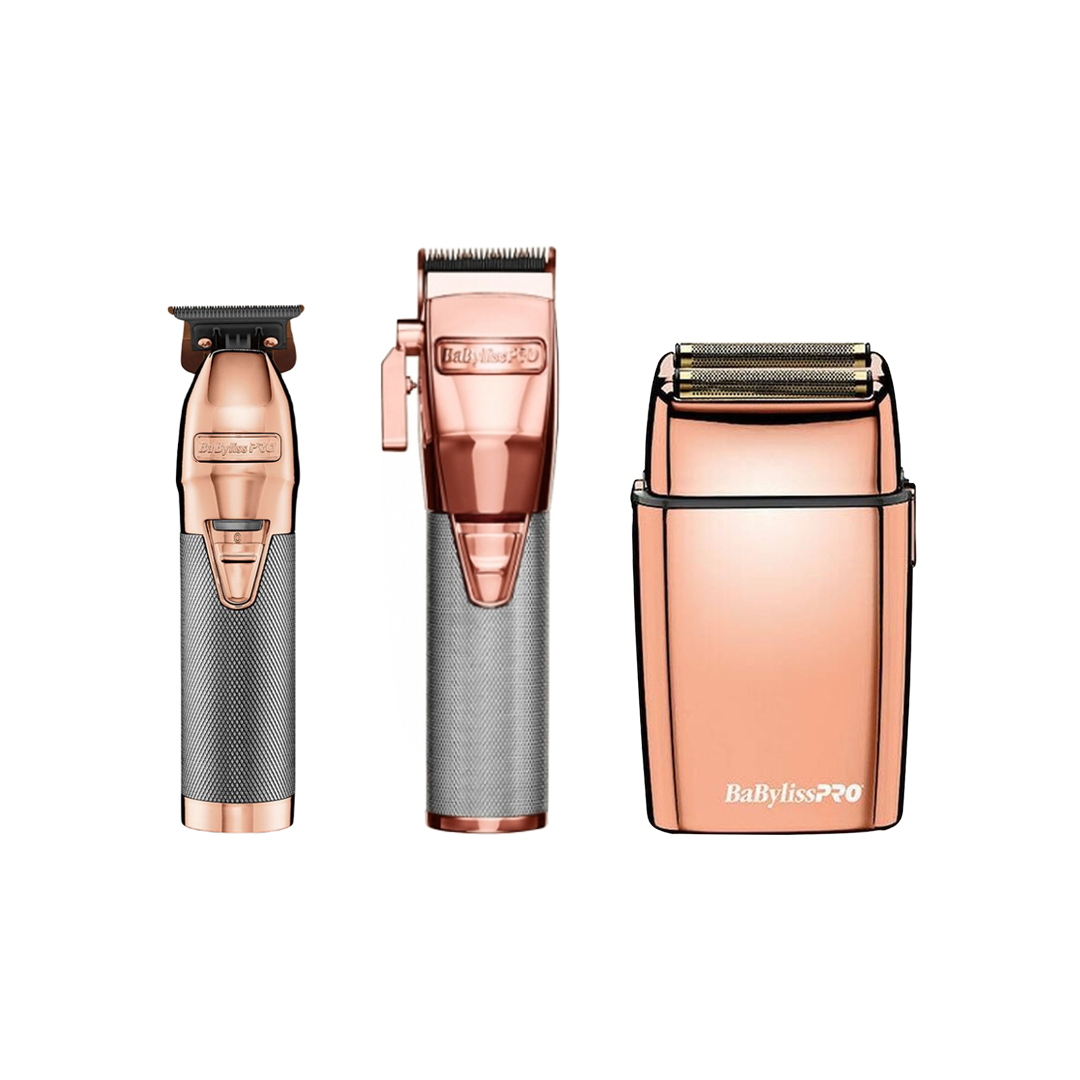 Trío Barber BabylissPRO - Rose Gold-0