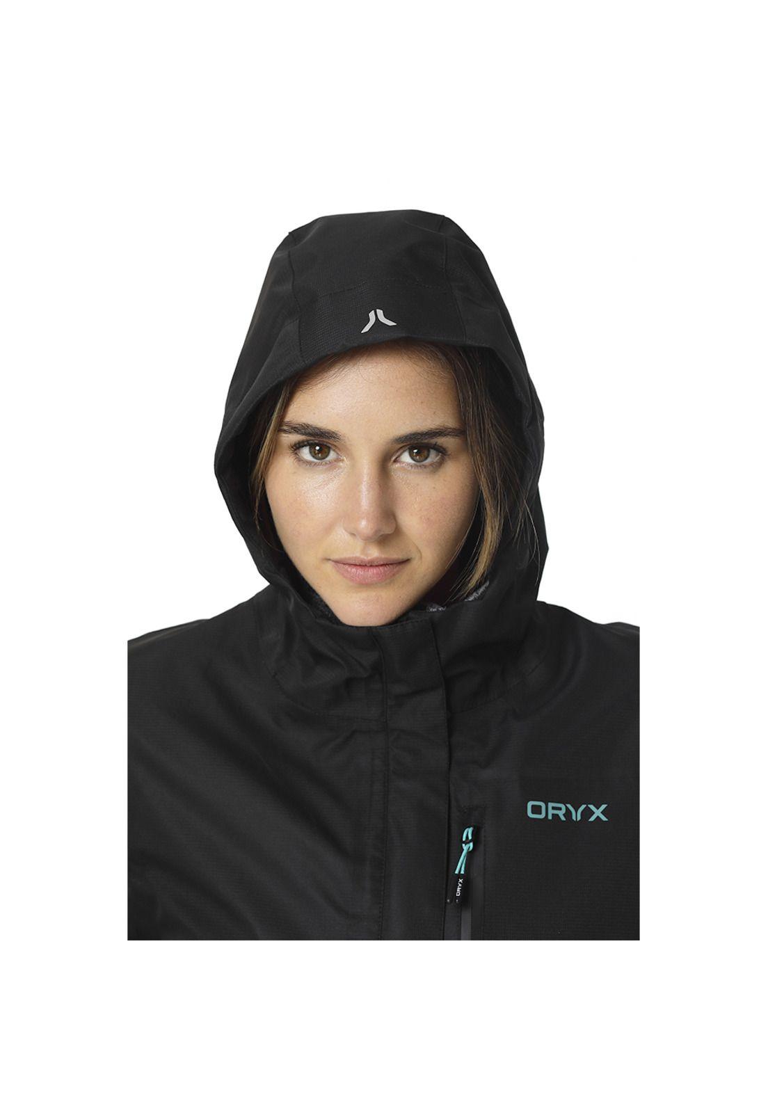 Impermeable ORYX JASPER Negro Mujer-3