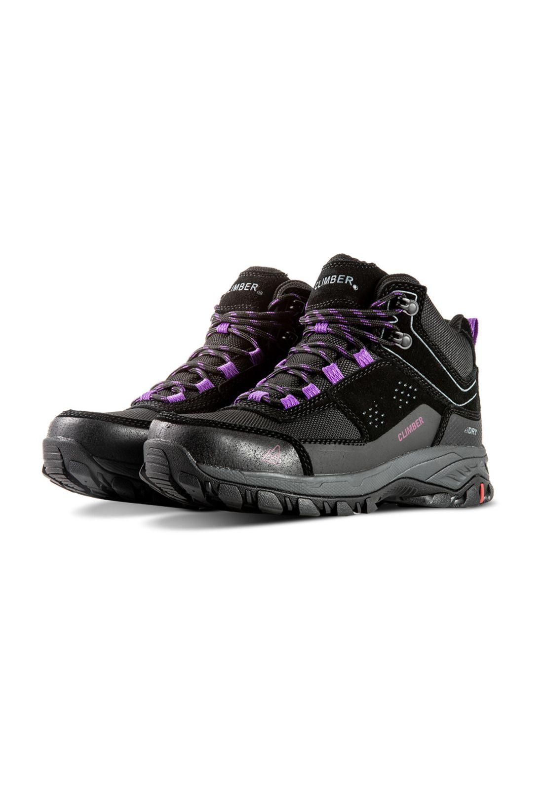 Zapatilla Outdoor Impermeable CLIMBER BAKER Negro Mujer-0