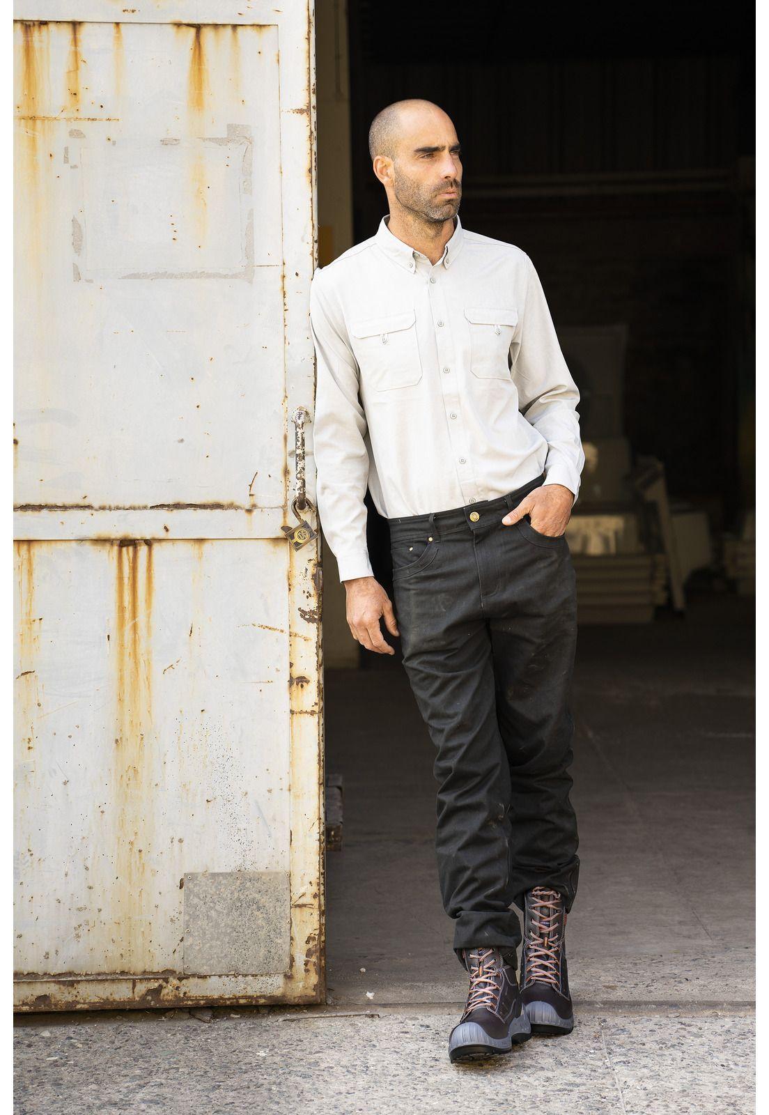 Camisa ORYX SERENGUETI Gris Hombre-5