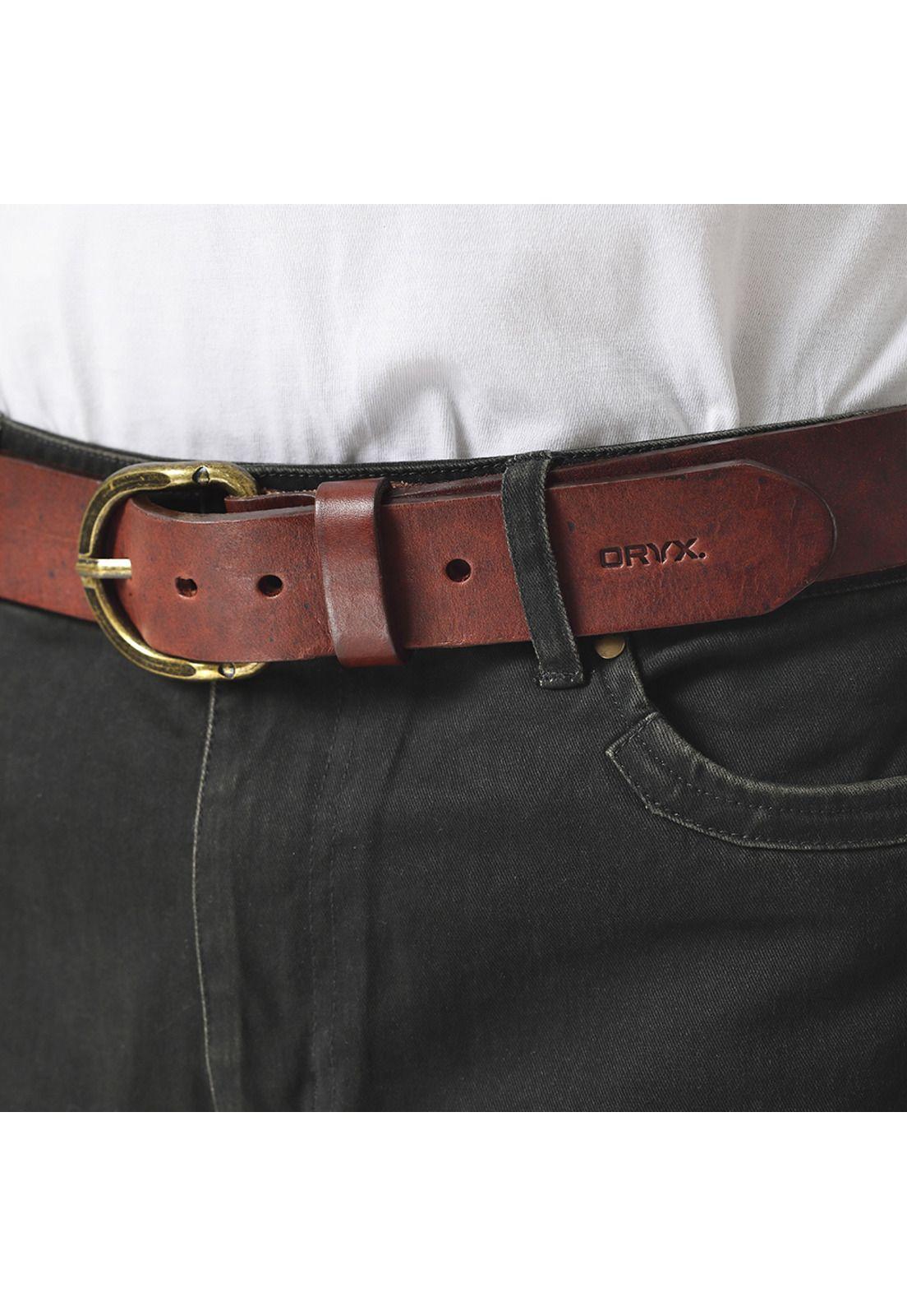 Cinturón Cuero Natural ORYX KOBUK C Hombre-4