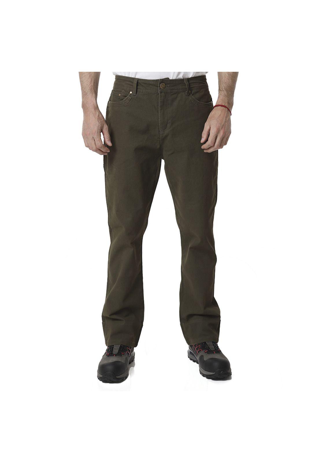 Pantalón ORYX YOSEMITE Corte Recto Verde Hombre-0