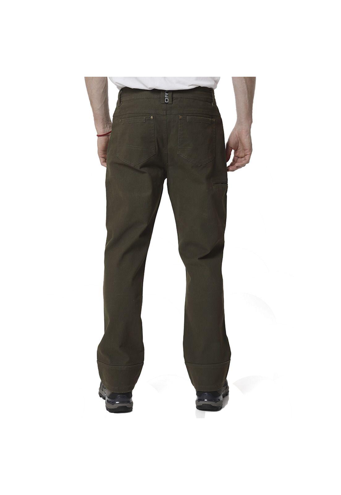 Pantalón ORYX YOSEMITE Corte Recto Verde Hombre-3