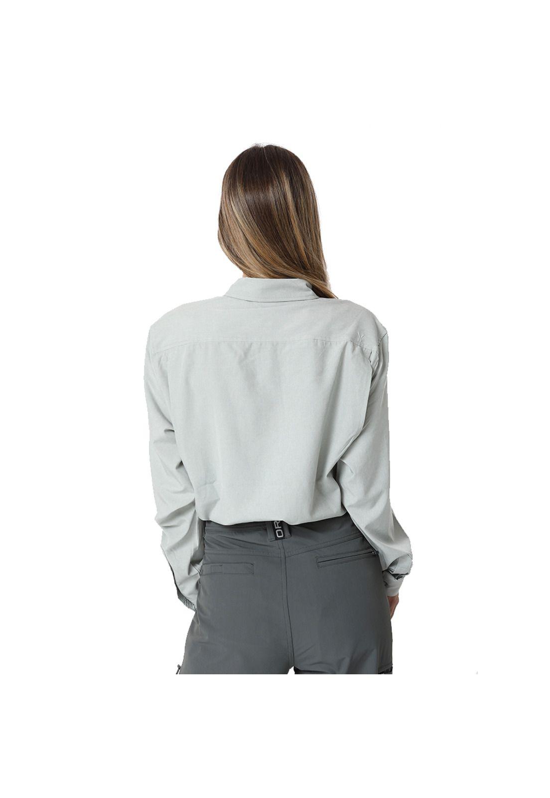 Camisa ORYX SERENGUETI Gris Mujer-2