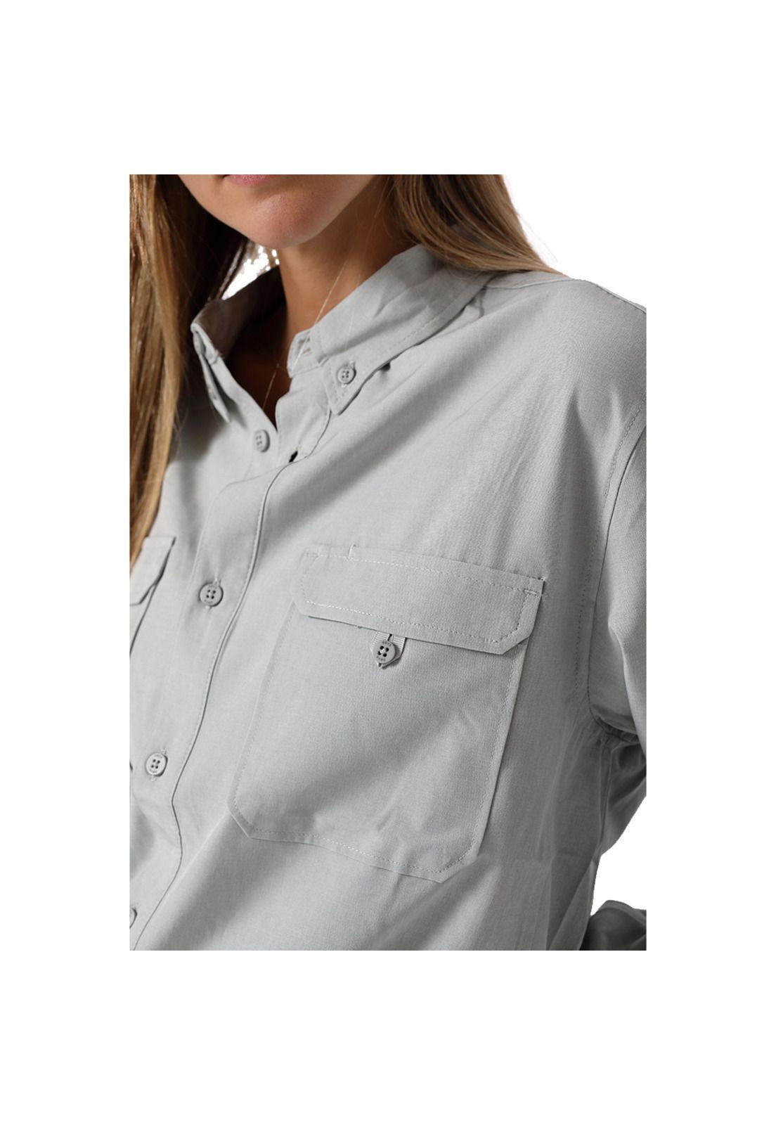 Camisa ORYX SERENGUETI Gris Mujer-4