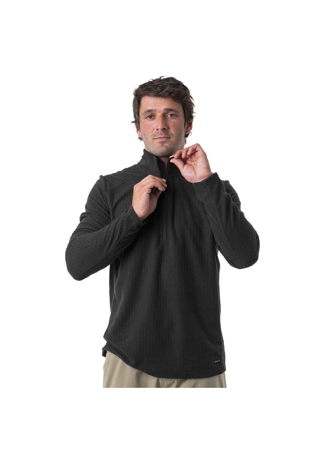 Micropolar ORYX FENIX Negro Hombre-0