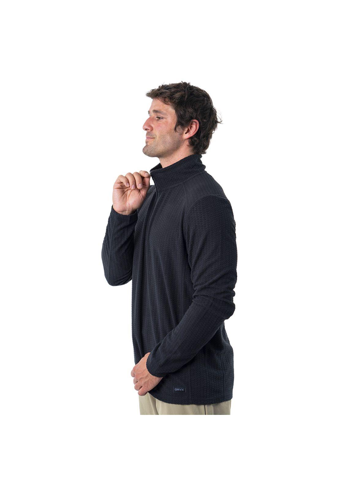 Micropolar ORYX FENIX Negro Hombre-1