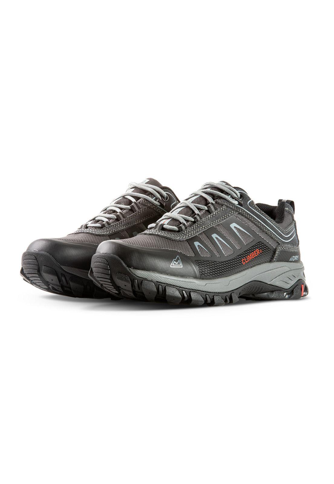 Zapatilla Outdoor Impermeable CLIMBER DAVOS Gris Hombre-0