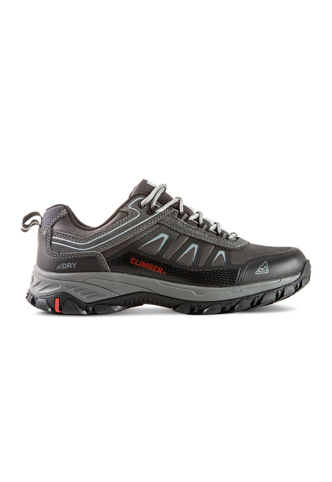 Zapatilla Outdoor Impermeable CLIMBER DAVOS Gris Hombre-1