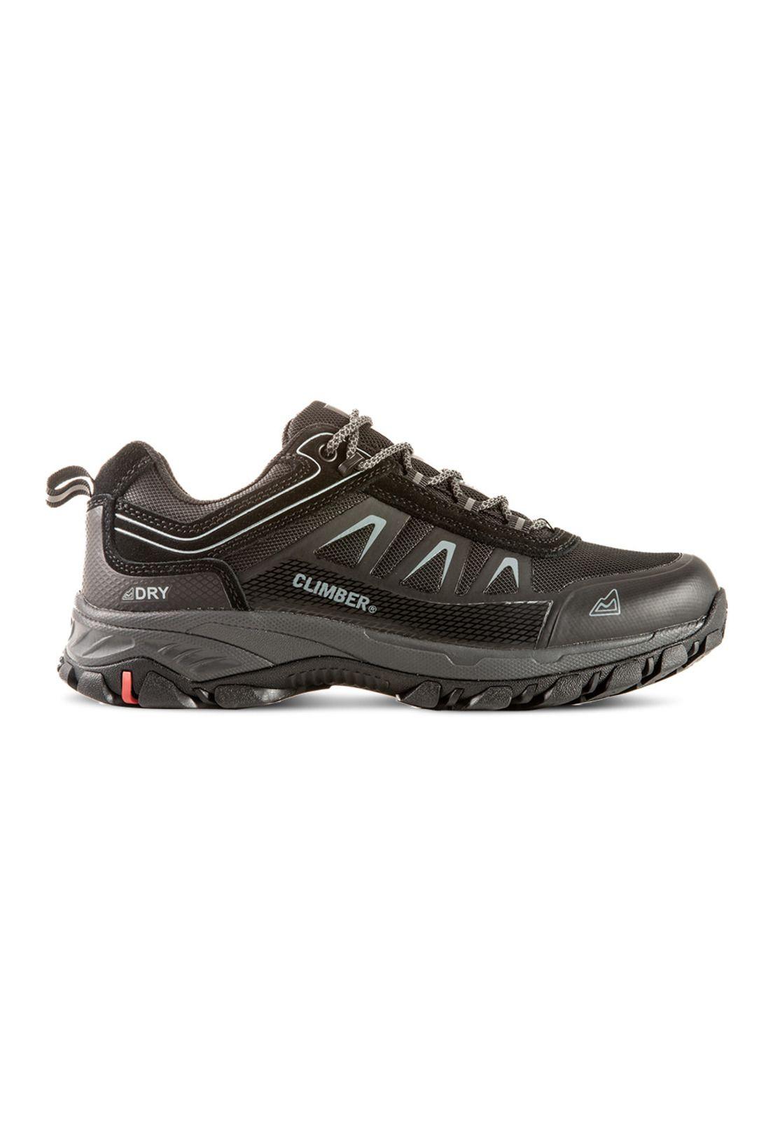 Zapatilla Outdoor Impermeable CLIMBER DAVOS Negro Hombre-2