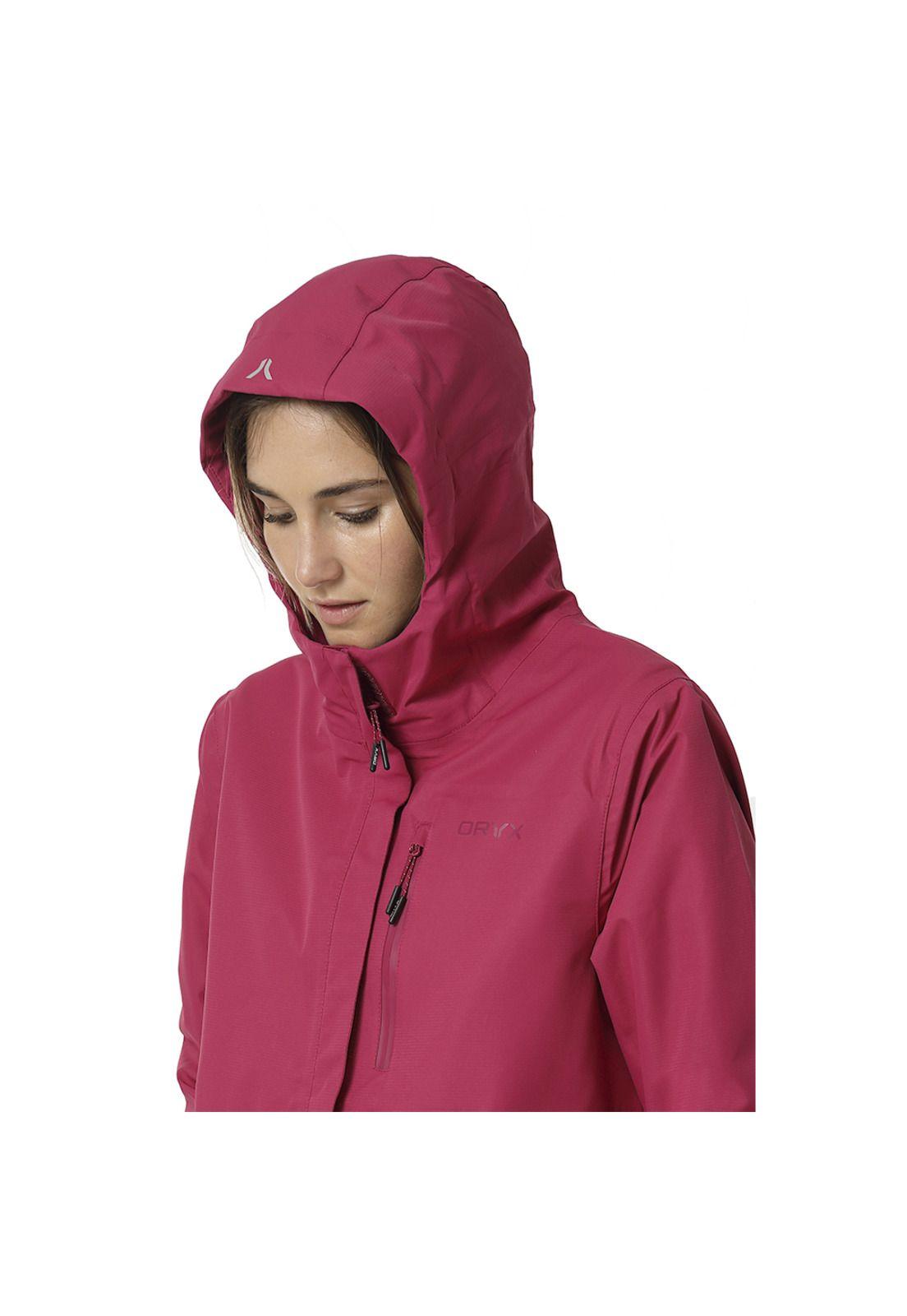 Impermeable ORYX JASPER Burdeo Mujer-3