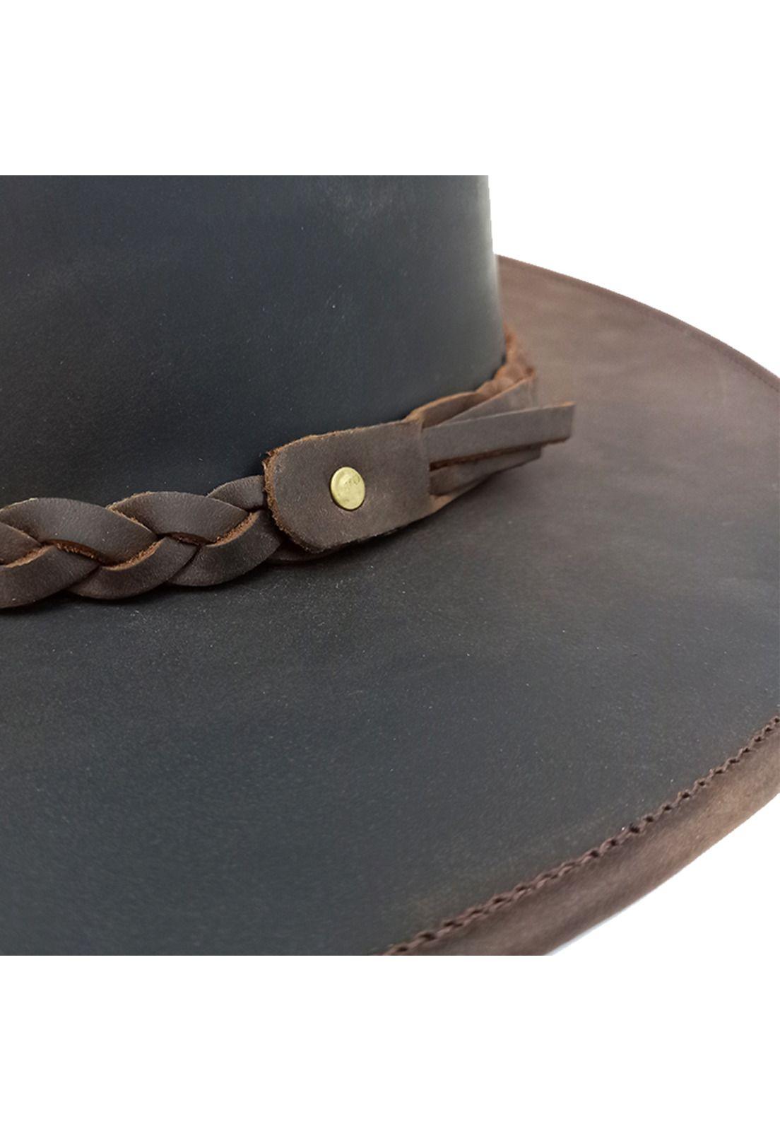 Sombrero Cuero Natural ORYX BAGUAL C Hombre-2