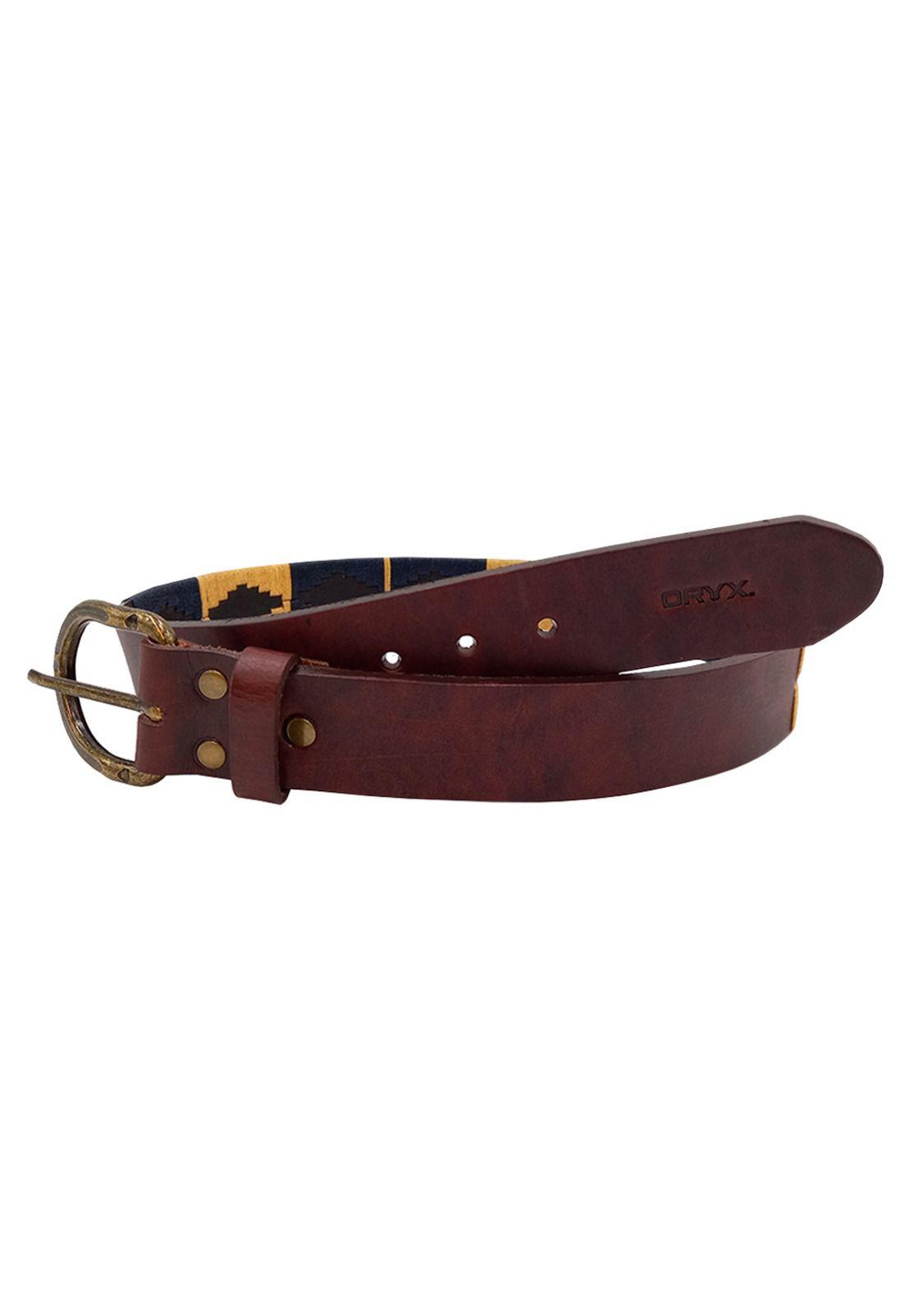 Cinturón Cuero Natural ORYX WRANGELL C Hombre-2