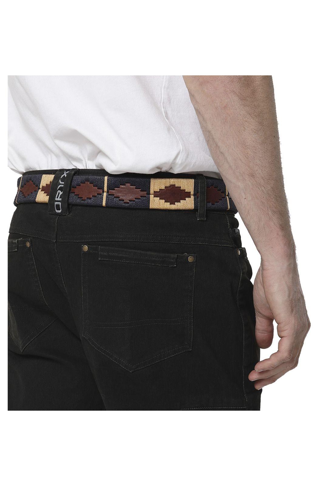 Cinturón Cuero Natural ORYX WRANGELL C Hombre-4