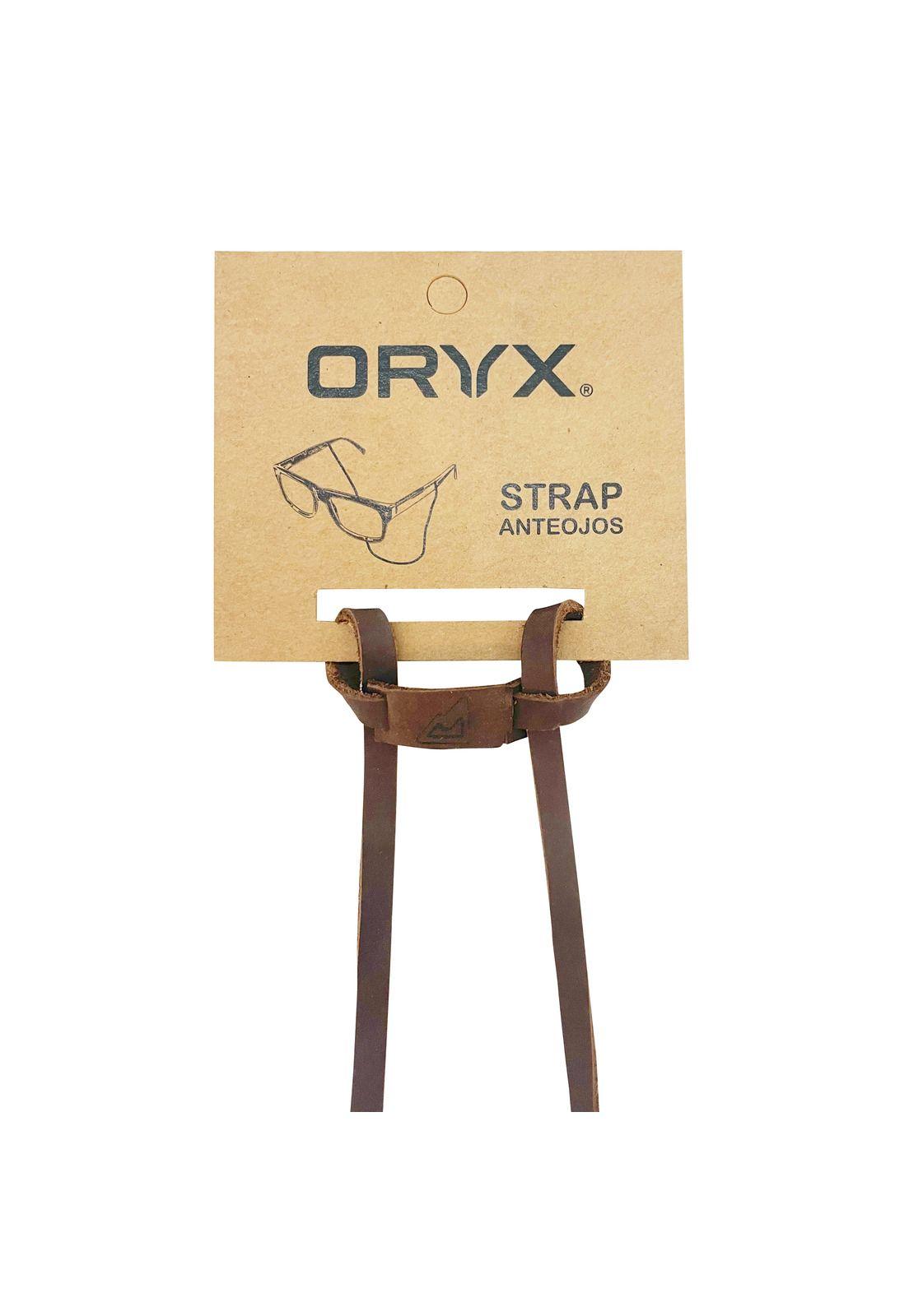 Strap Anteojos Cuero Natural ORYX TAOS Café Unisex-1
