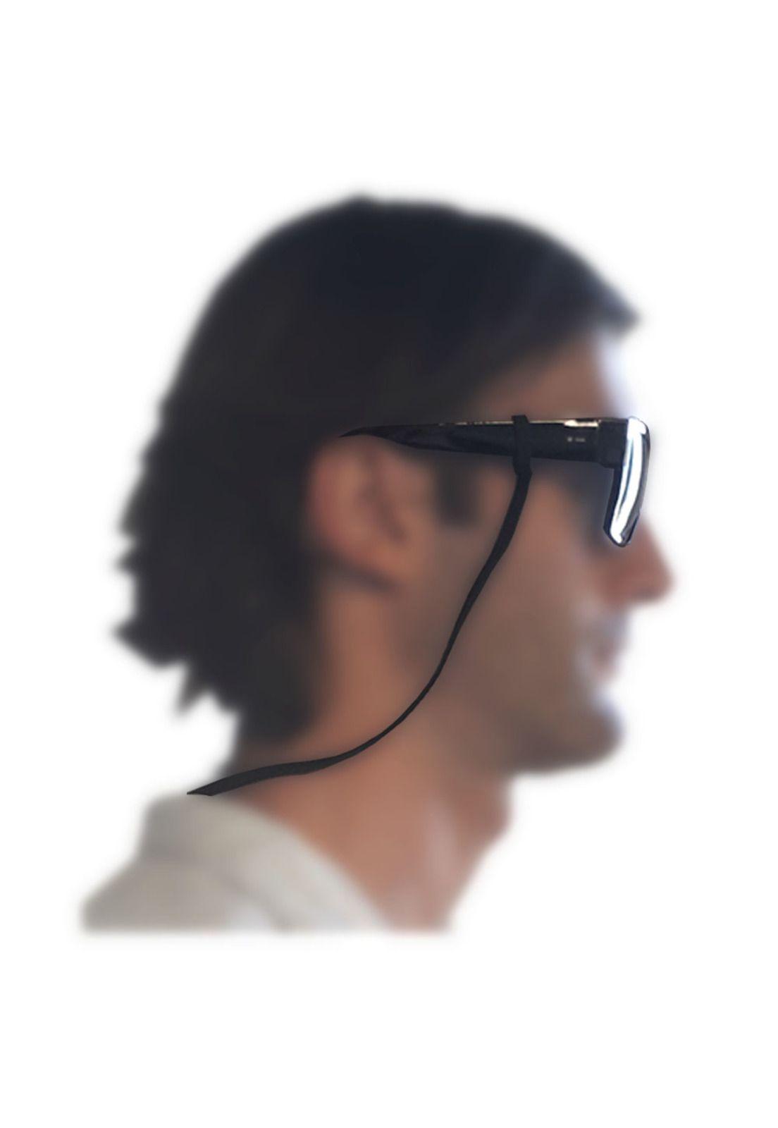 Strap Anteojos Cuero Natural ORYX TAOS Negro Unisex-2