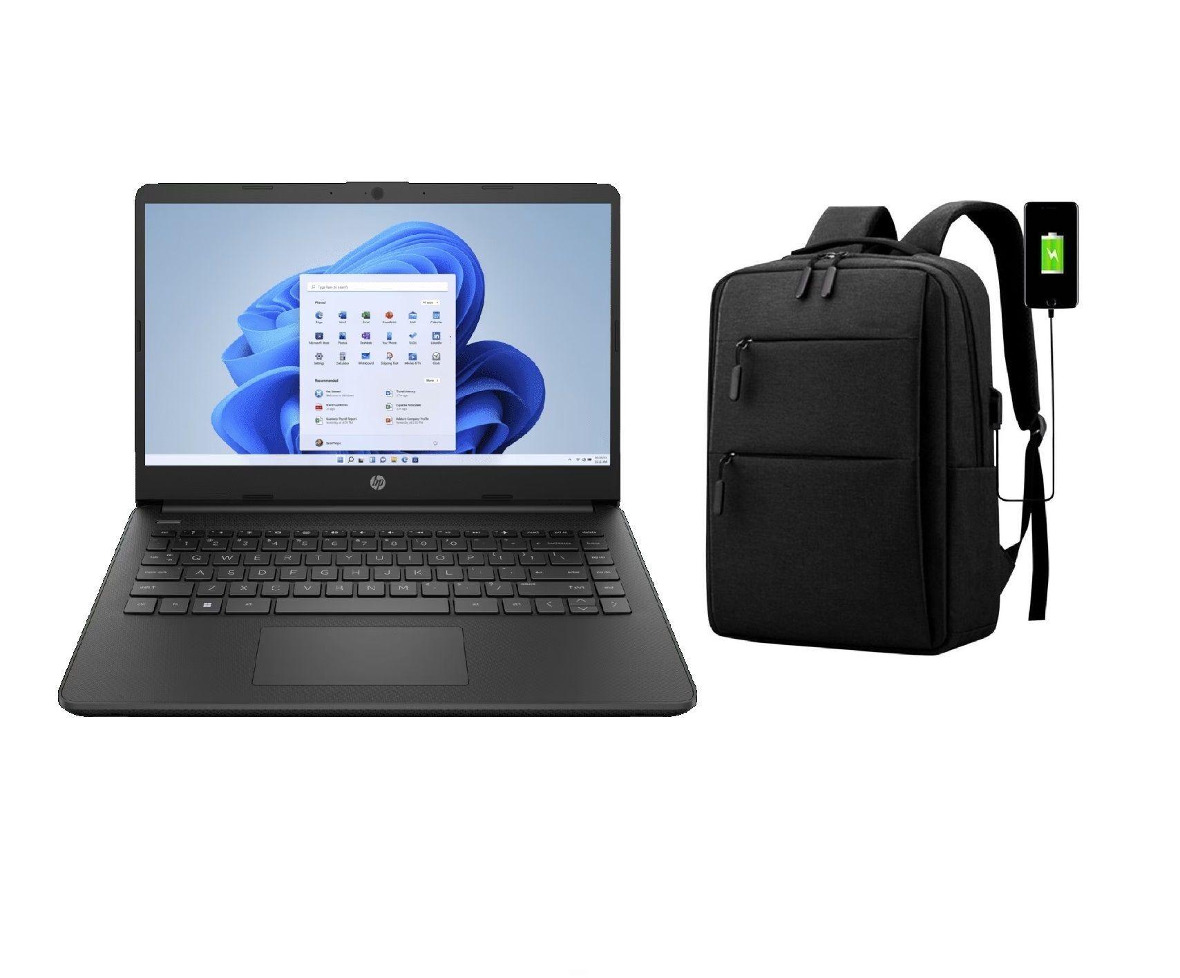 Notebook HP Ryzen 3 / 8GB RAM/ 256GB SSD / 14" / Win 11 + Mochila-0