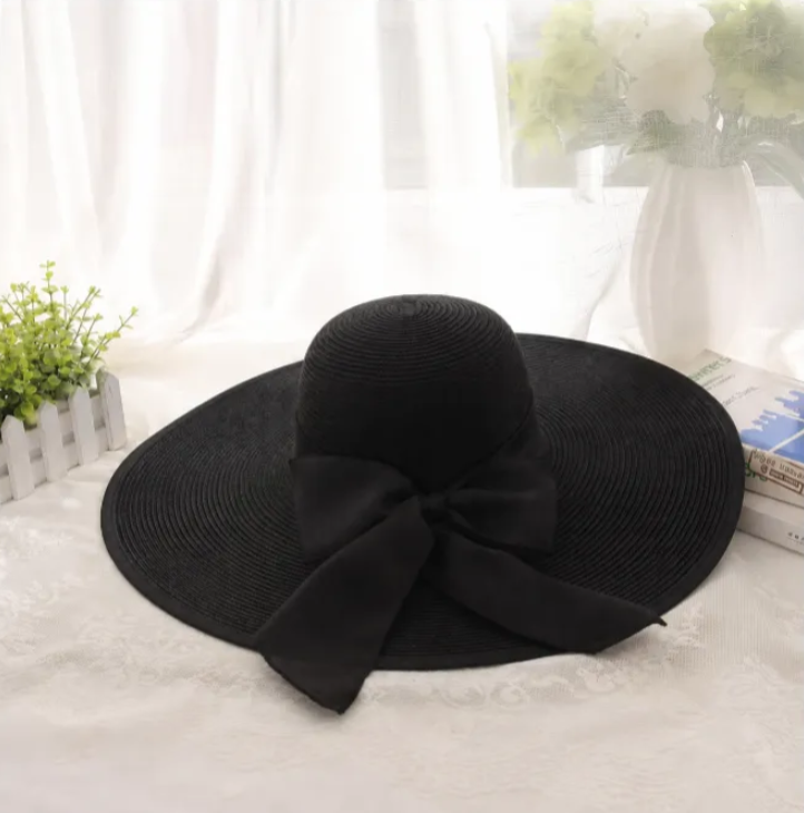 Sombrero de Playa de Rafia Ala Ancha Mujer MIGMA-3