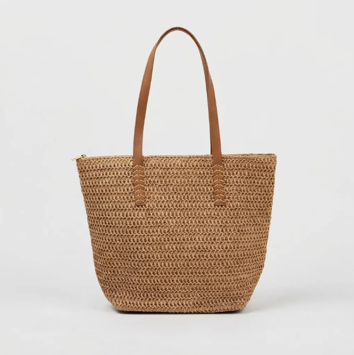 Bolso Playero de Rafia para Mujer MIGMA Chile-0