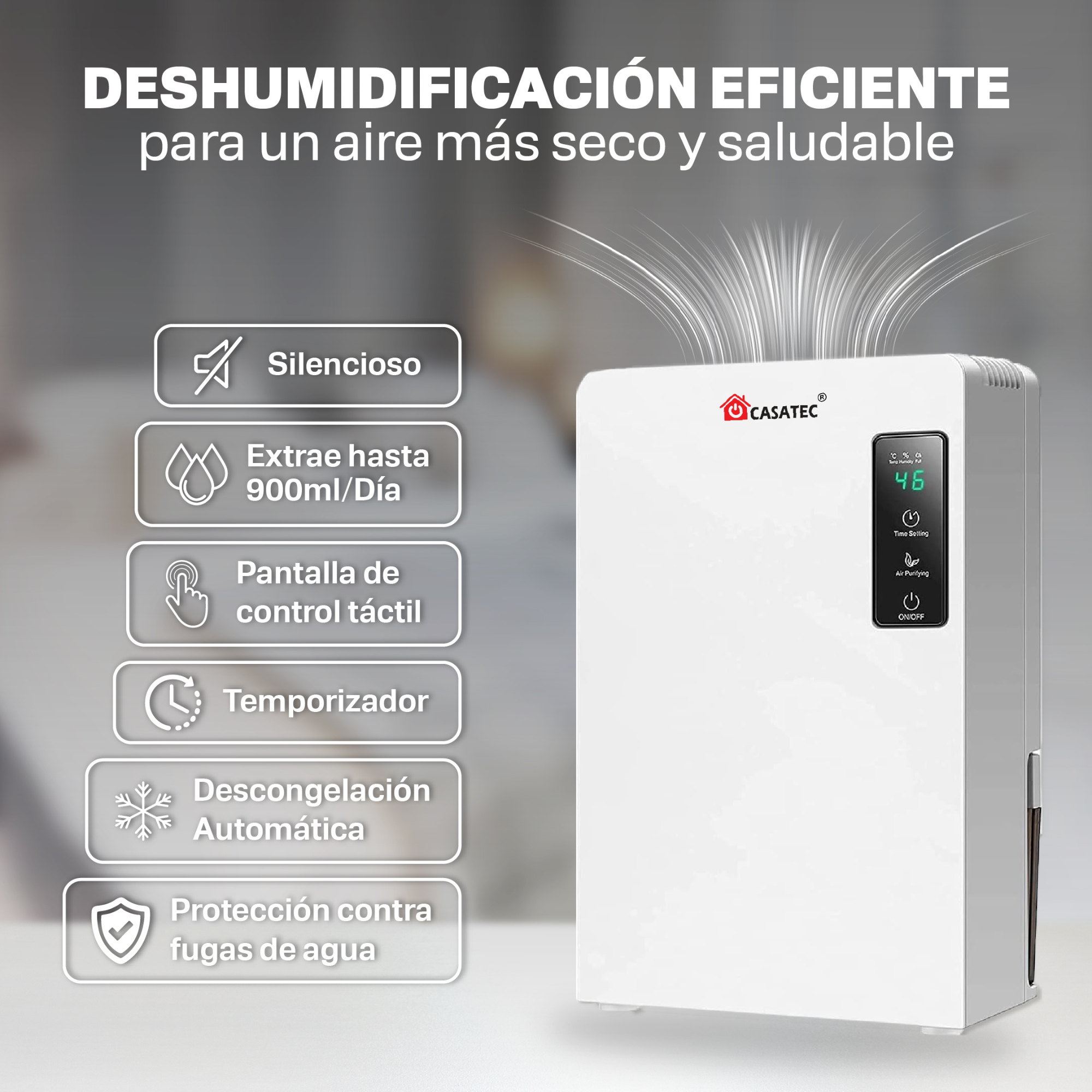 Deshumidificador Minidry 2.2 Lts | Casatec-2