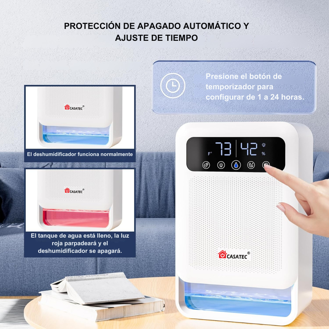 Deshumidificador De Aire Smartdry Pro Wifi 3.8 Lts | Casatec-3
