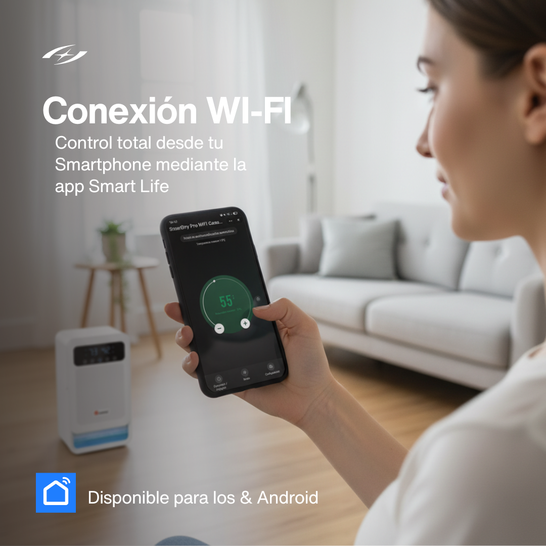 Deshumidificador De Aire Smartdry Pro Wifi 3.8 Lts | Casatec-2