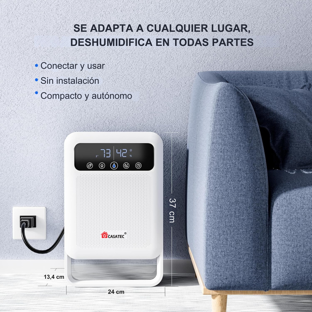 Deshumidificador De Aire Smartdry Pro Wifi 3.8 Lts | Casatec-5