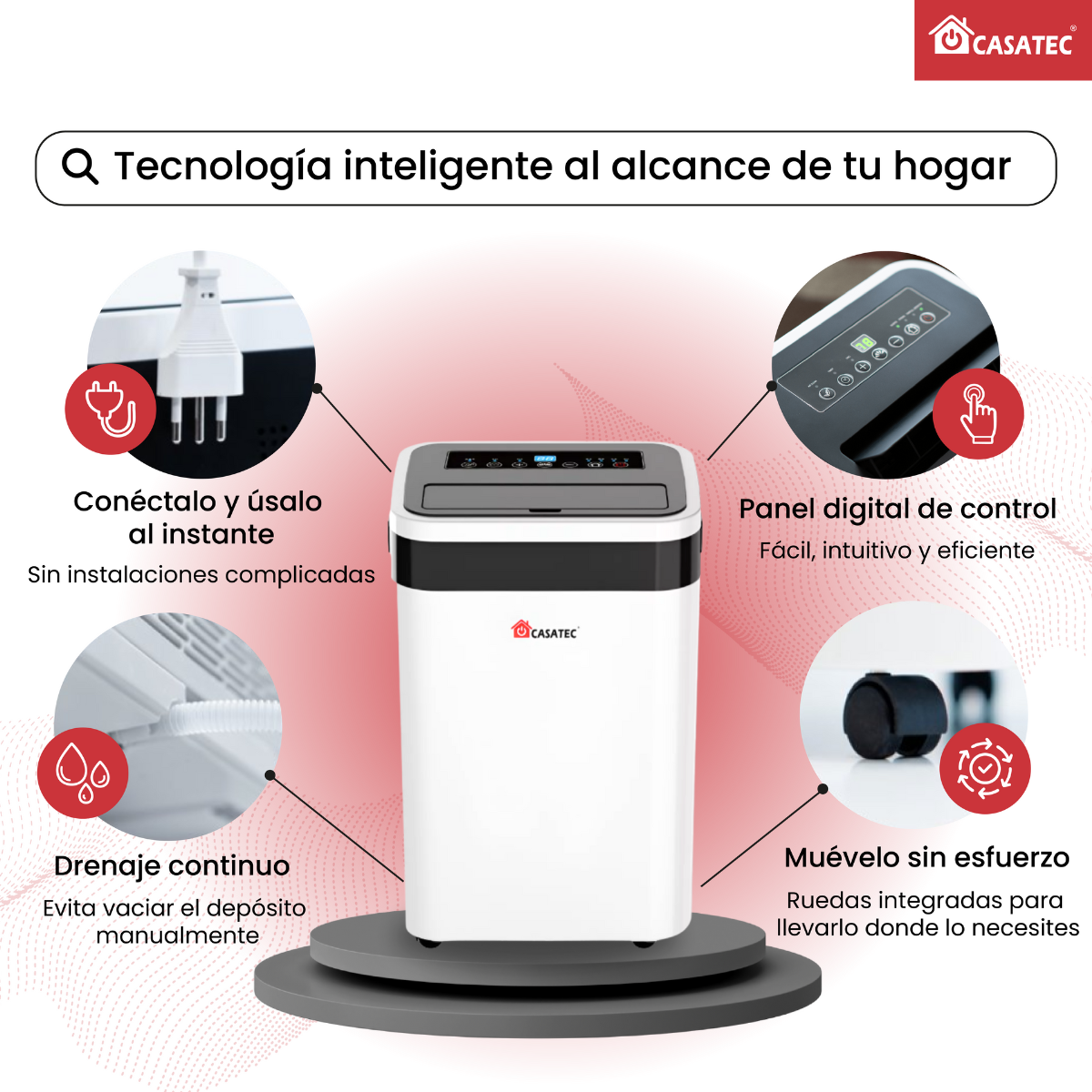 Deshumidificador GTD-250 Plus WIFI 40M2/ Casatec-4