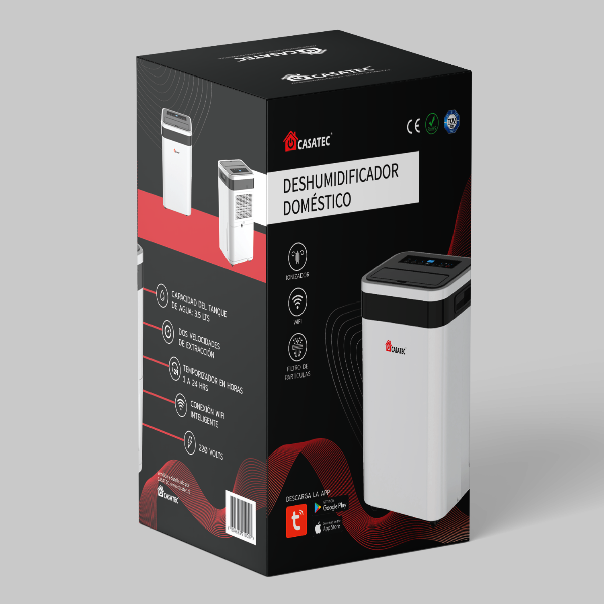 Deshumidificador Gtd-250 Plus WIFI / Casatec-6