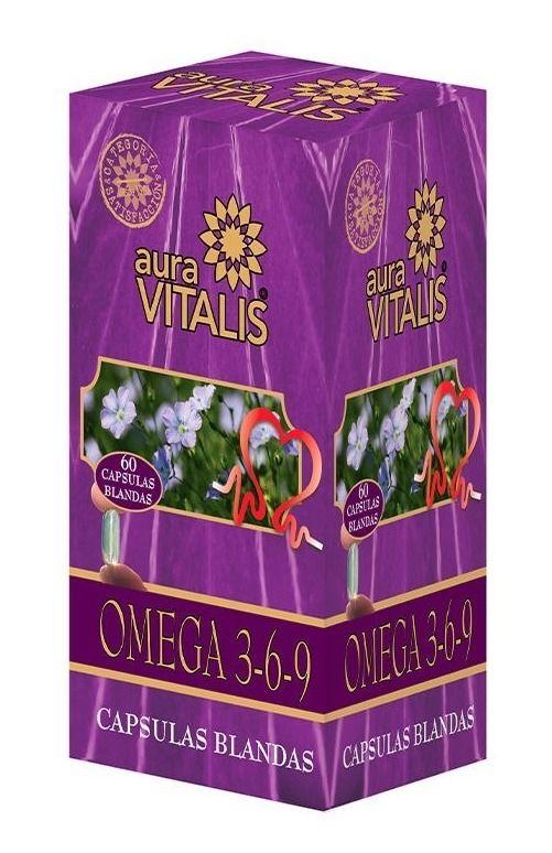 Omega 3-6-9 Cápsulas 1000 Mg X 60 Auravitalis-0
