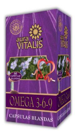 Omega 3-6-9 Cápsulas 1000 Mg X 60 Auravitalis-1