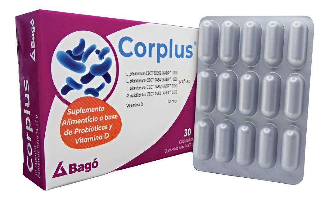 Corplus X 30 Cap Probioticos Vitamina D-1